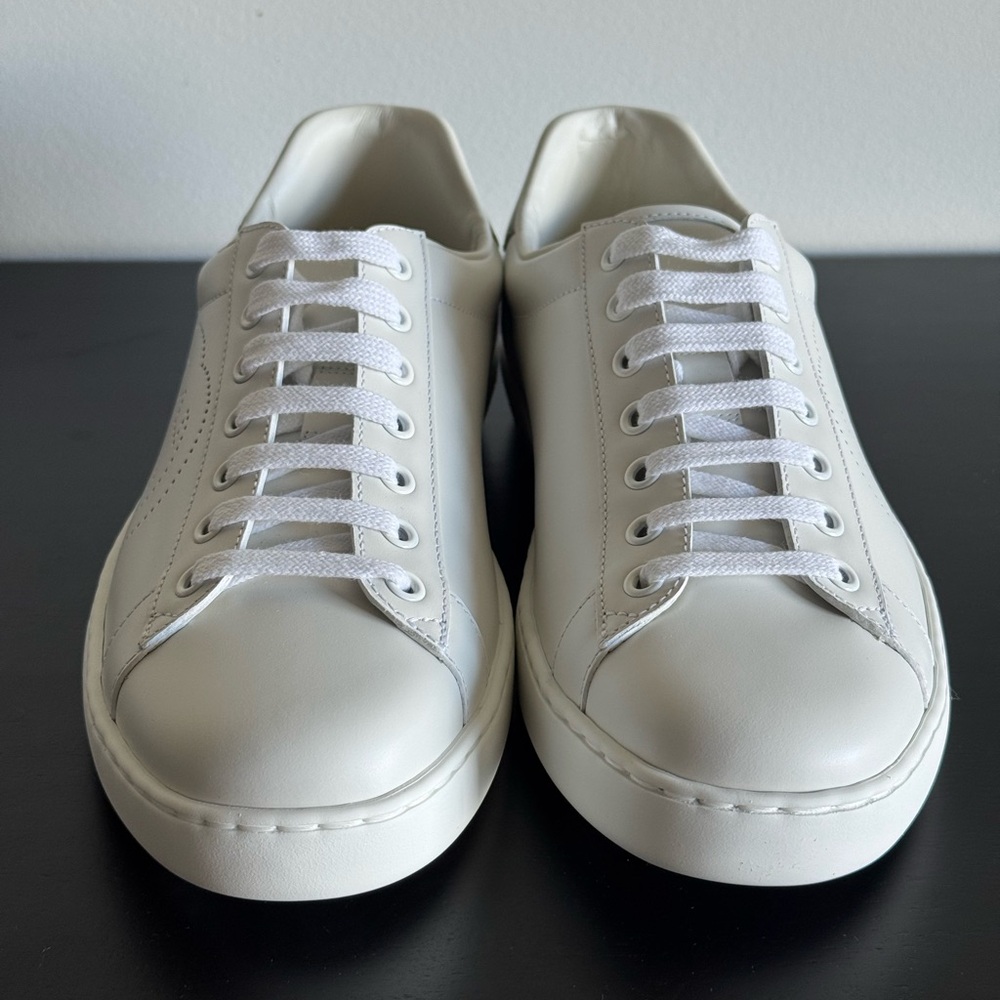 Gucci White Leather Sneakers